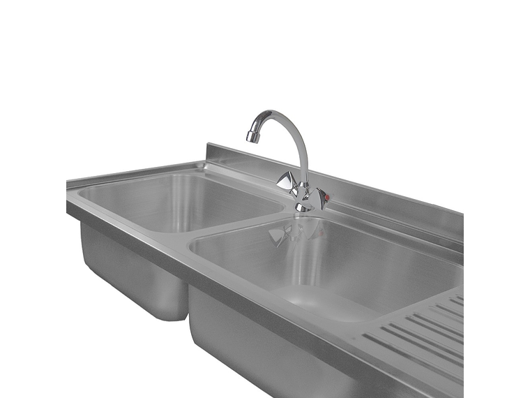 CUBIERTA IMAHE 2 TAZAS CON SECADOR DERECHO 190 X 60 CM 2