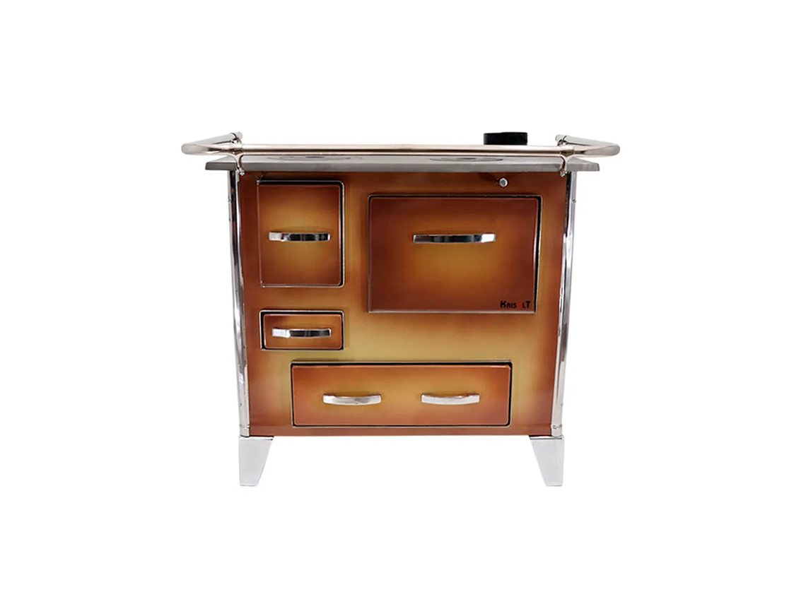 COCINA A LEÑA 4P MODELO MUEBLE 92×62 COLOR DIFUMADO + KIT INSTALACION 2