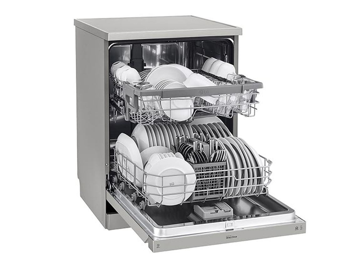 LAVAVAJILLAS LG 14 PLATOS SILVER DF222FP.APZECL 6