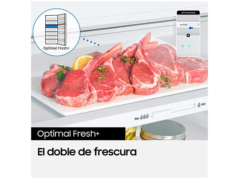 REFRIGERADOR SAMSUNG TOP MOUNT FREEZER NO FROST 298 L RT31CG5540S9ZS WATER DISPENSER 6