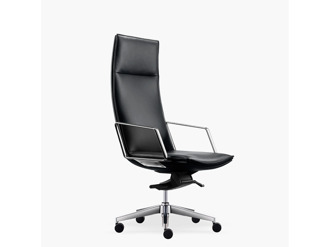 SILLA OFICINA ALEK ALTA NEGRO FORM 2