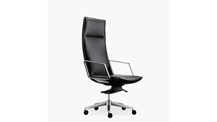SILLA OFICINA ALEK ALTA NEGRO FORM