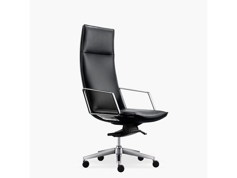SILLA OFICINA ALEK ALTA NEGRO FORM 2