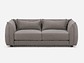 SOFÁ ROSEN HART 3 CUERPOS TAUPE LEGIADO - Miniatura 4