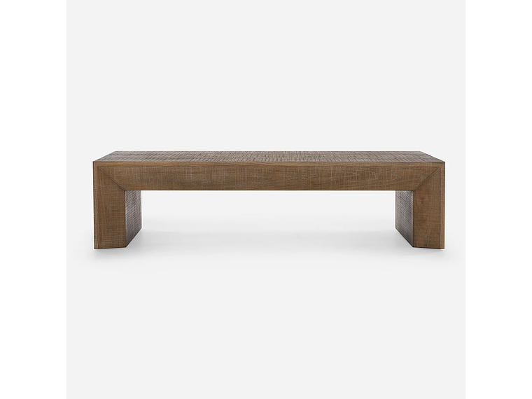 MESA DE CENTRO ROSEN RUKA RECTANGULAR 140 X 80 CM EN COLOR CAFE 2