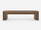 MESA DE CENTRO ROSEN RUKA RECTANGULAR 140 X 80 CM EN COLOR CAFE - Miniatura 2