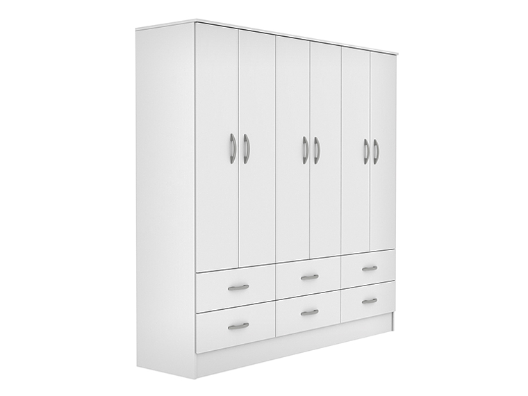 CLOSET CIC MAIPO BLANCO 6P 6C 3