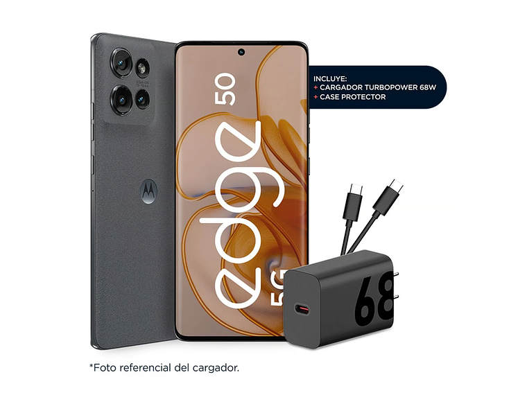 CELULAR MOTOROLA EDGE 50 12 GB 256GB GRIS 6
