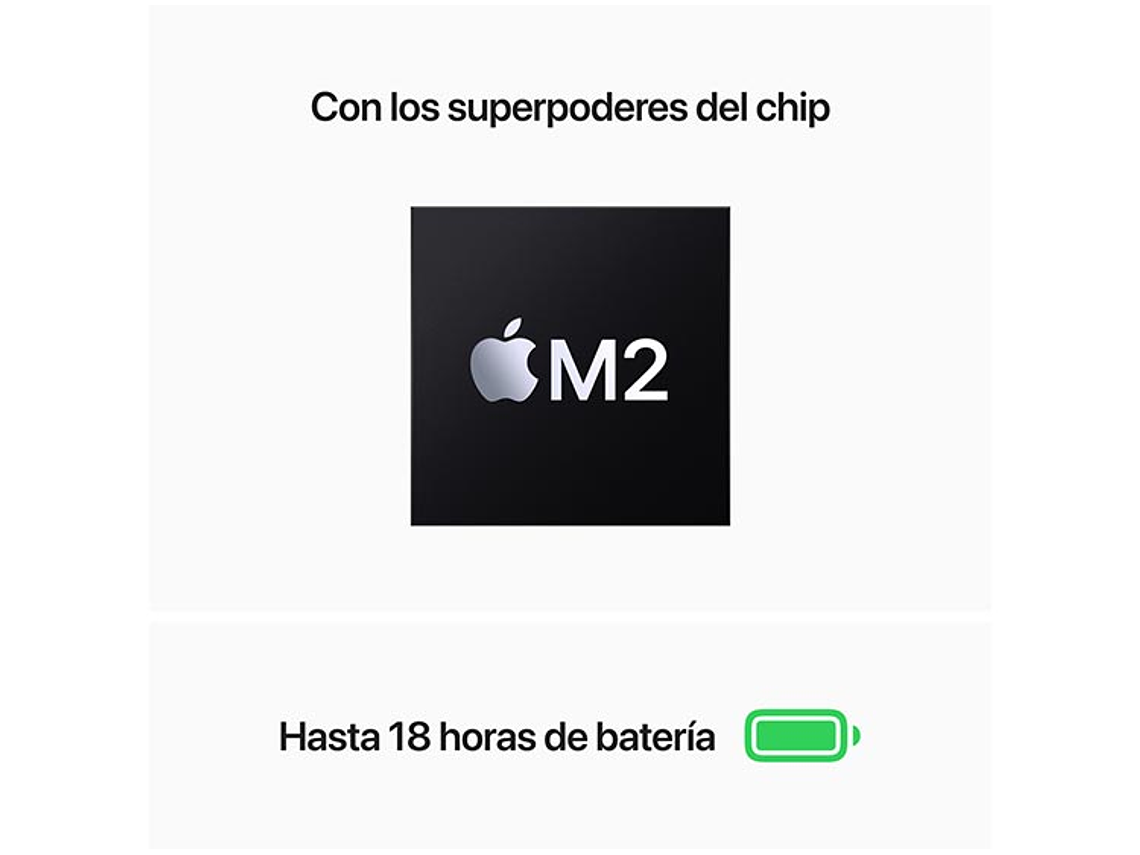 MACBOOK AIR M2 (CPU 8NUC Y GPU 10NUC) 8 GB RAM 512 GB SSD 13.6