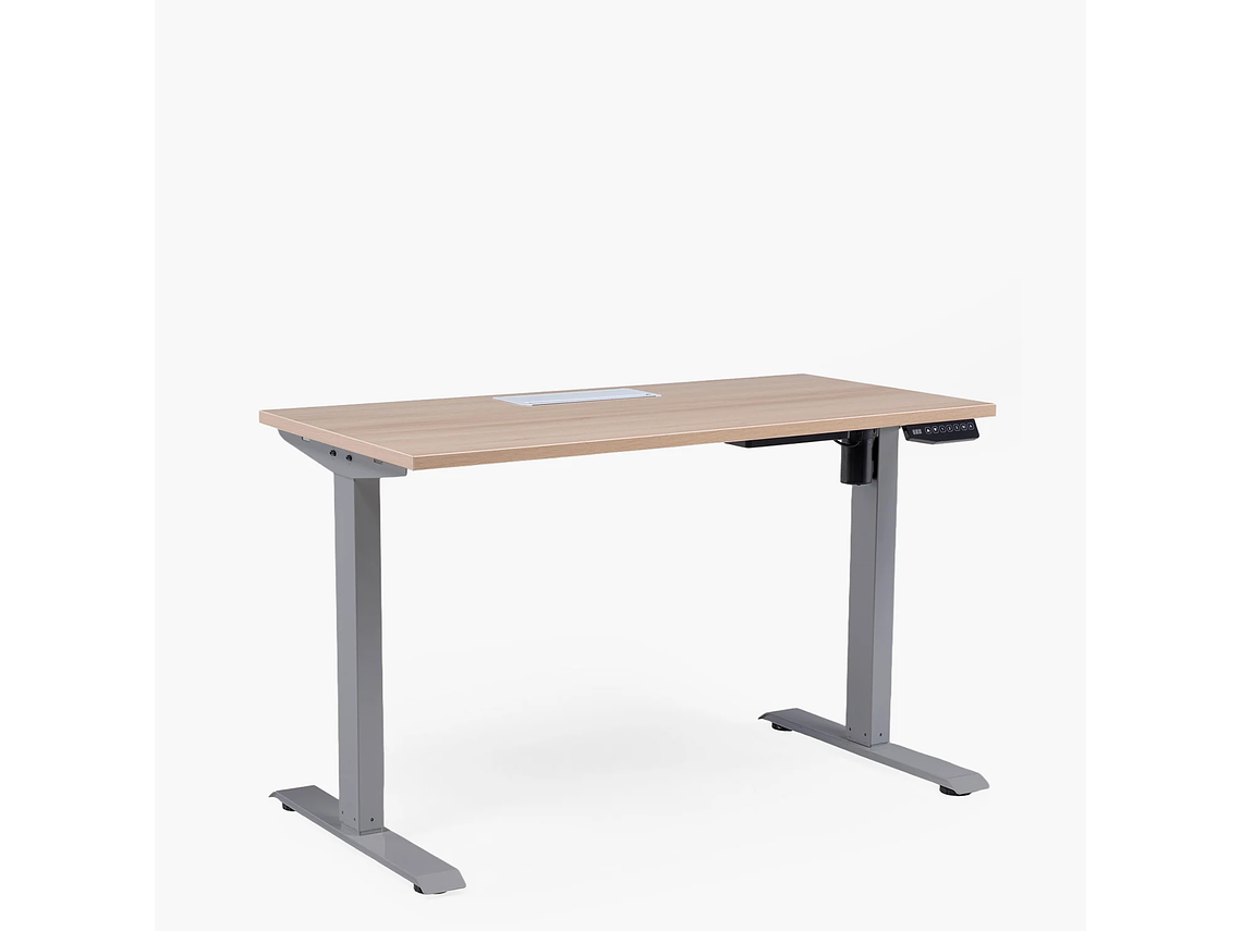 ESCRITORIO FORM OFFICE COSMO ELÉCTRICO CON PASACABLES 120X60 METAL 3