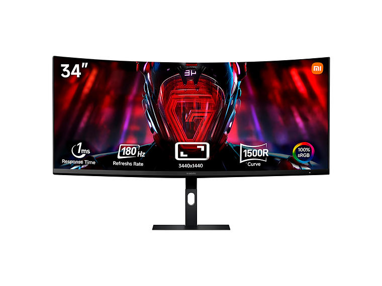 MONITOR GAMER CURVO XIAOMI G34WQI 34' WQHD 180HZ 1MS 5