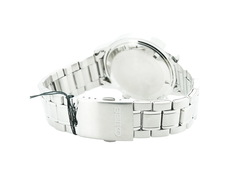 RELOJ DE PULSERA SEIKO SSB011 CRONOGRAFO ESFERA NEGRA 100M 2