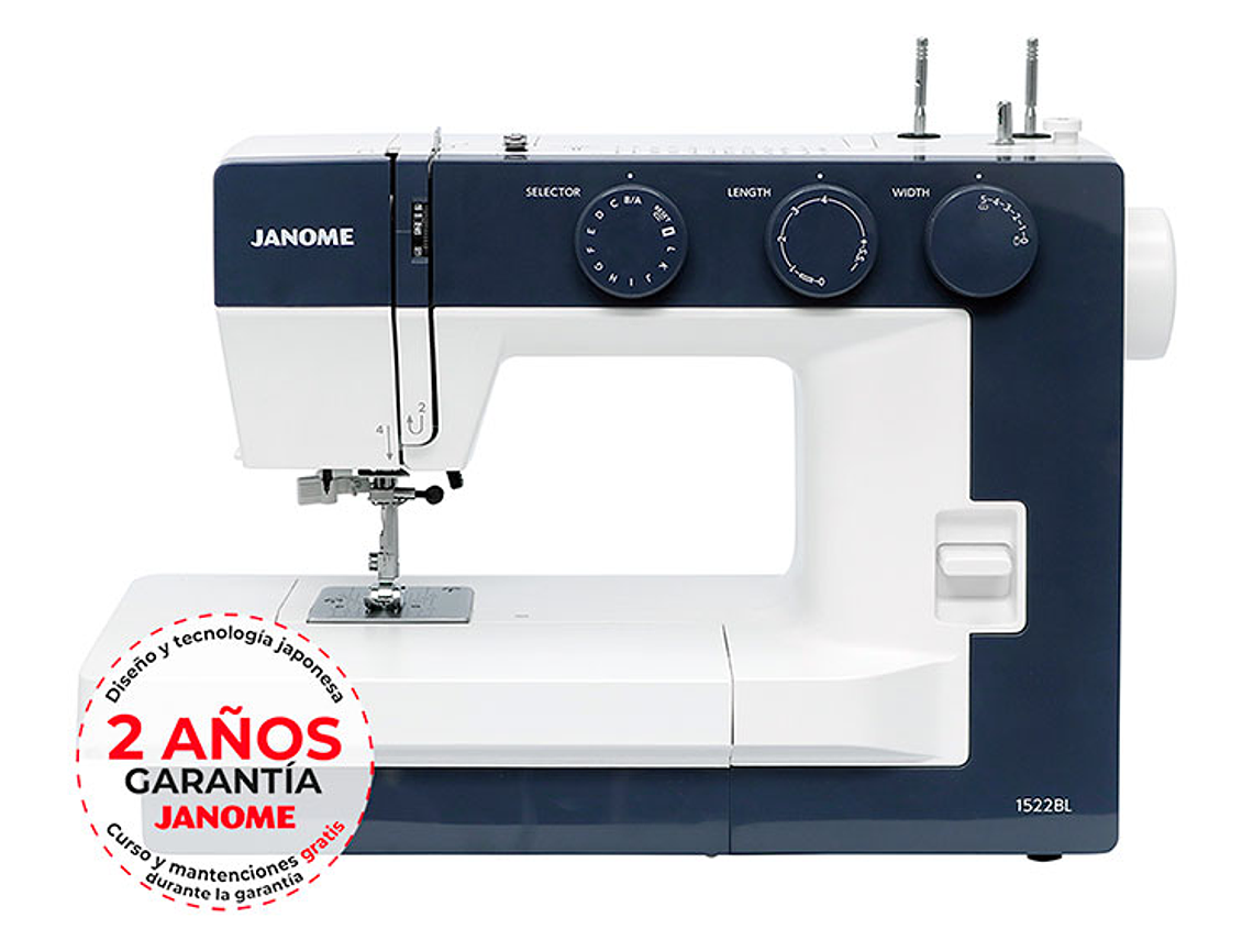 MAQUINA COSER JANOME 1522BL MECANICA 6