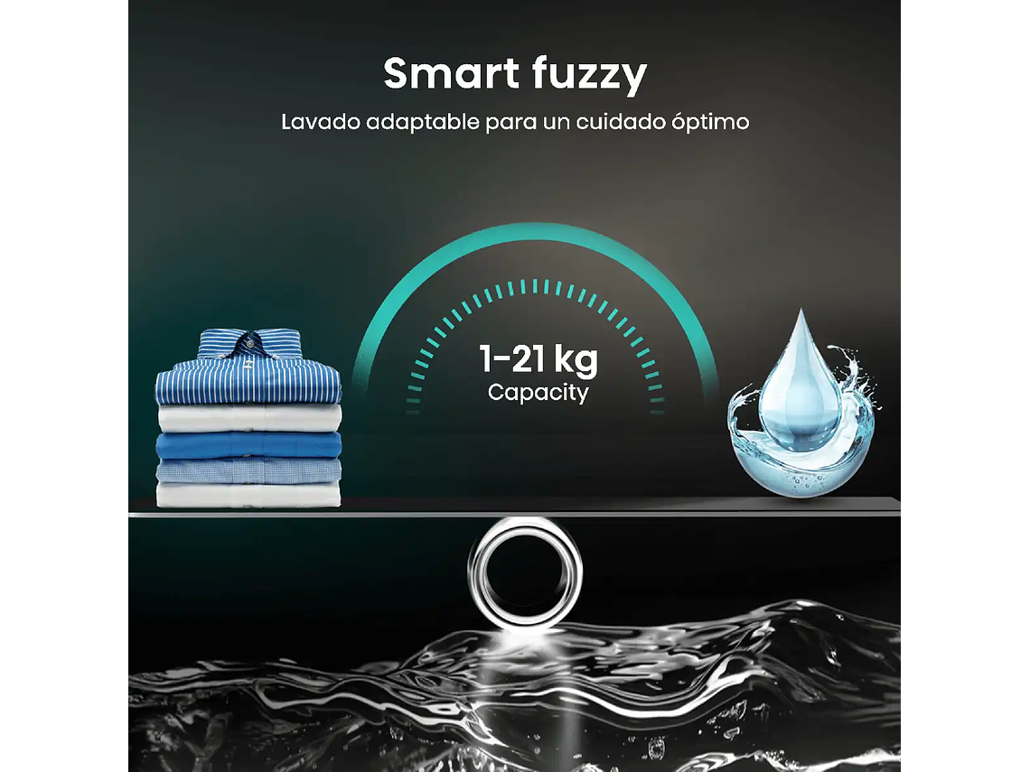 LAVADORA CARGA SUPERIOR HISENSE WT3I2123UT 21KG GRIS 4