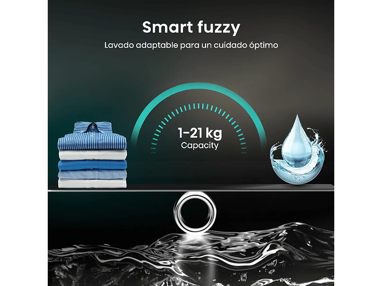 LAVADORA CARGA SUPERIOR HISENSE WT3I2123UT 21KG GRIS 4