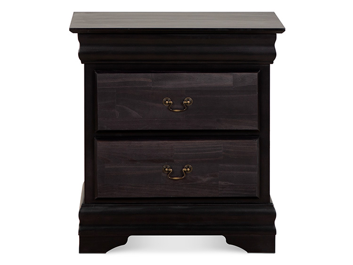 VELADOR CIC MIRO MADERA 2 CAJONES NEGRO 1