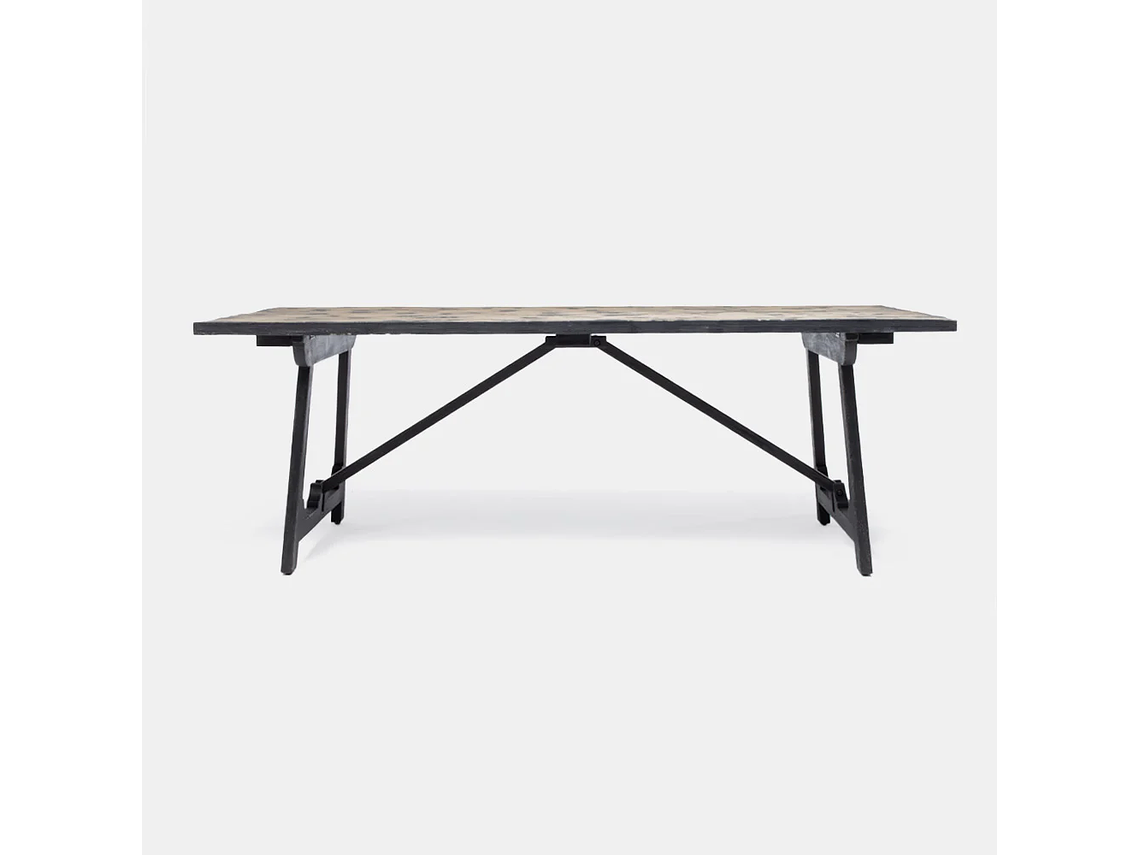 MESA COMEDOR MILK INDIAN NATURAL STAIN 1