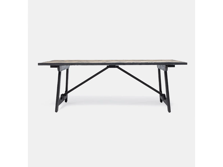 MESA COMEDOR MILK INDIAN NATURAL STAIN 1