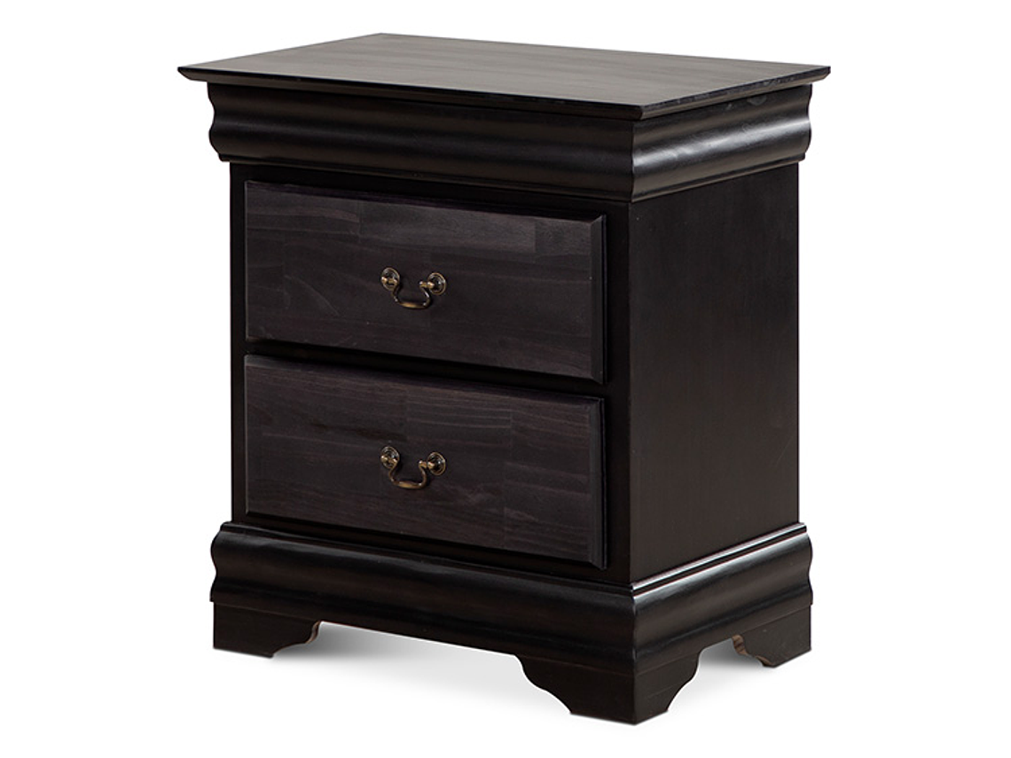 VELADOR CIC MIRO MADERA 2 CAJONES NEGRO 2