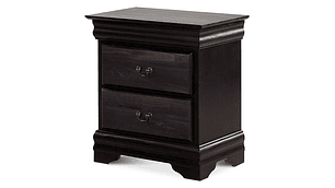 VELADOR CIC MIRO MADERA 2 CAJONES NEGRO