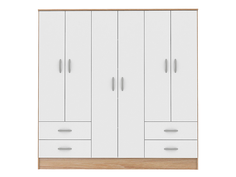 CLOSET CIC MAIPO OLMO BLANCO 6P 4C 1