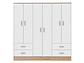CLOSET CIC MAIPO OLMO BLANCO 6P 4C - Miniatura 1