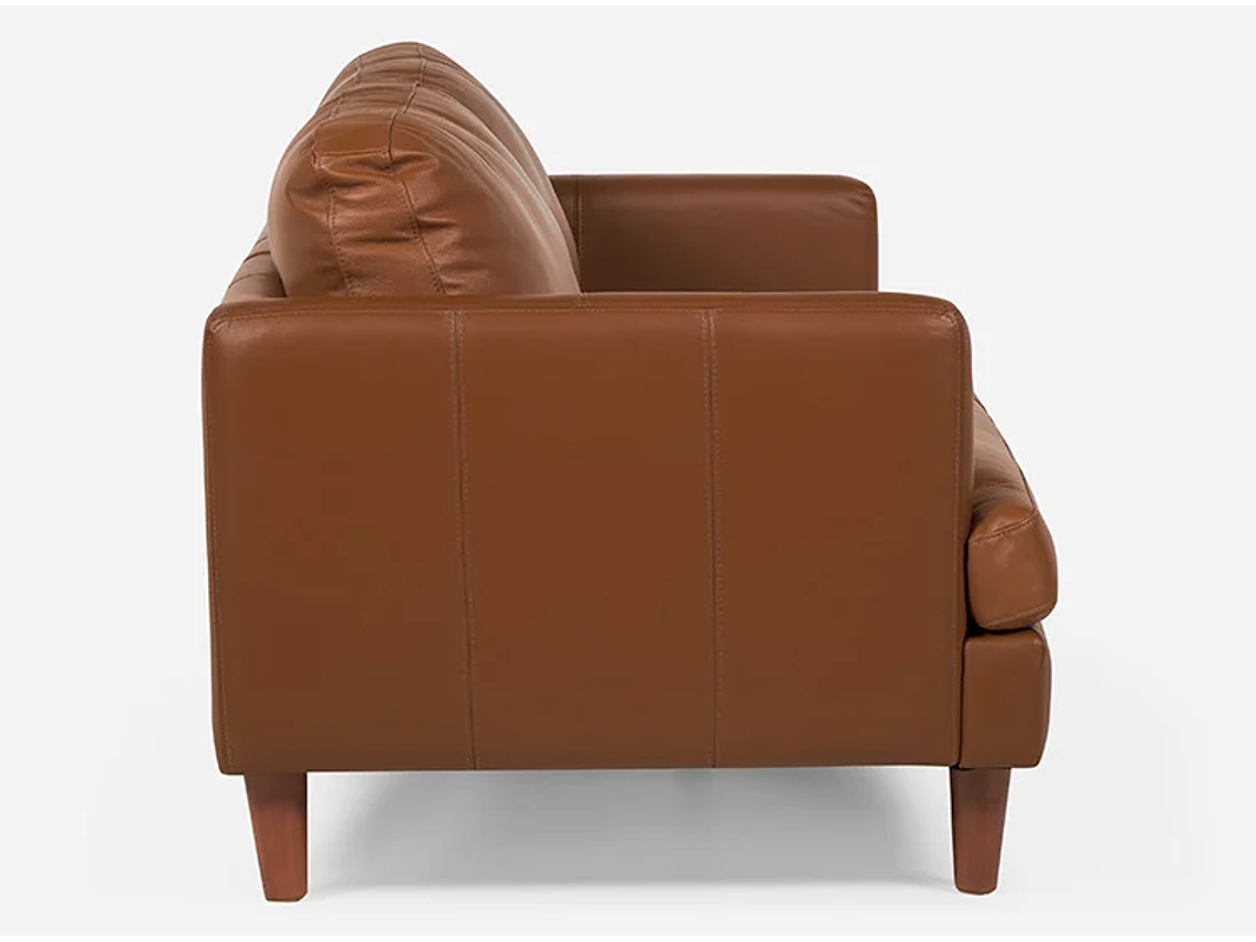 SOFÁ ROSEN WELLS 3 CUERPOS CUERO CAFÉ 2