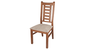 SILLAS ARTHOME PASCAL MADERA PACK 10 MIEL TAPIZ CAFÉ JASPEADO