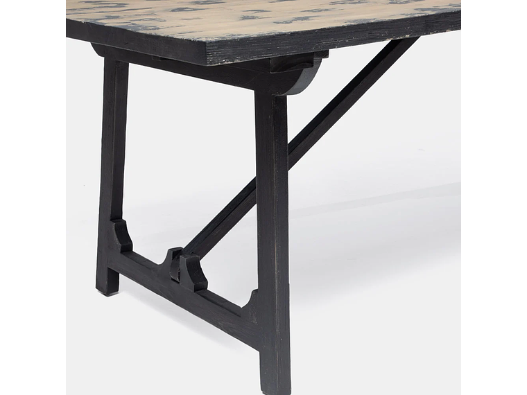 MESA COMEDOR MILK INDIAN NATURAL STAIN 4