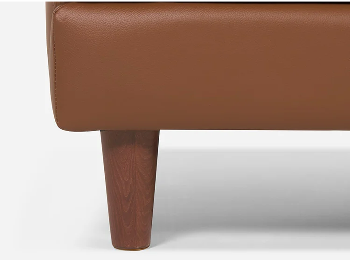 SOFÁ ROSEN WELLS 3 CUERPOS CUERO CAFÉ 5