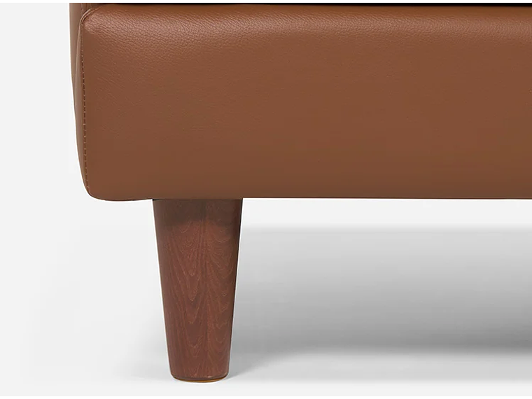 SOFÁ ROSEN WELLS 3 CUERPOS CUERO CAFÉ 5