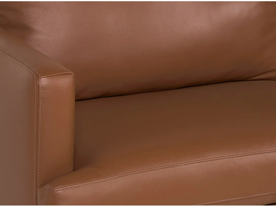 SOFÁ ROSEN WELLS 3 CUERPOS CUERO CAFÉ 6
