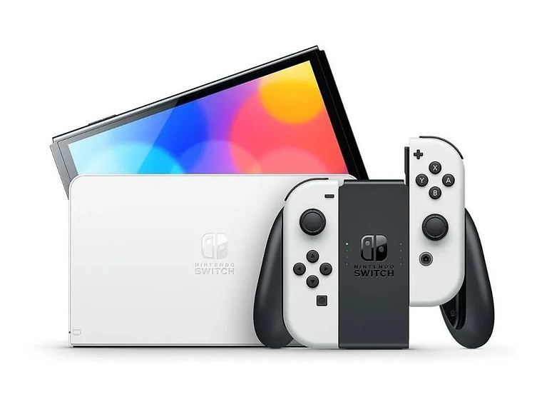 NINTENDO SWITCH OLED 64GB EN COLOR EN COLOR BLANCO HÍBRIDA INALÁMBRICA 3