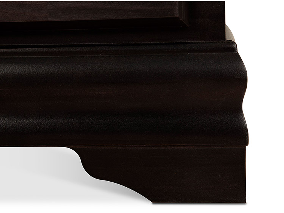 VELADOR CIC MIRO MADERA 2 CAJONES NEGRO 5