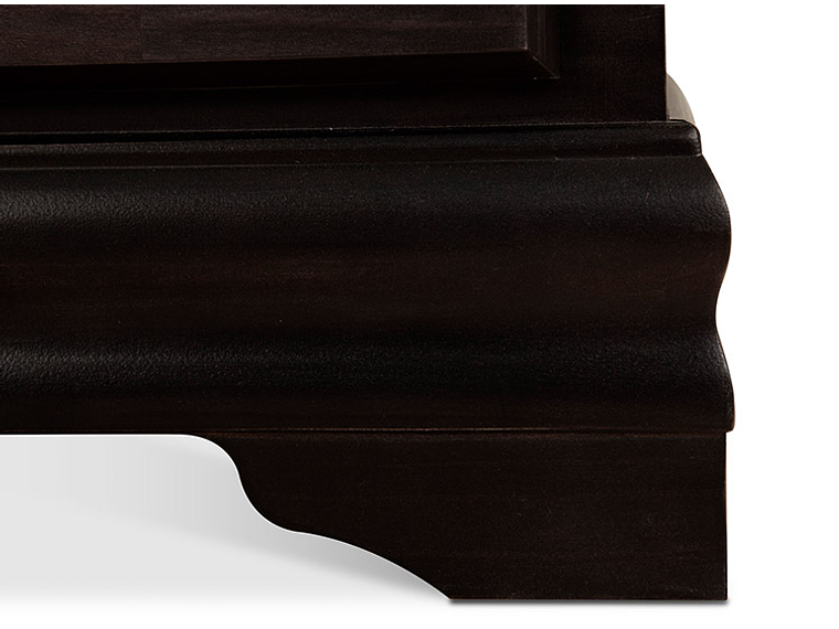 VELADOR CIC MIRO MADERA 2 CAJONES NEGRO 5