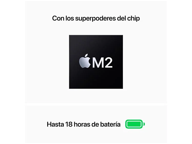 MACBOOK AIR M2 (CPU 8NUC Y GPU 8NUC) 16GB RAM 256GB SSD 13.6