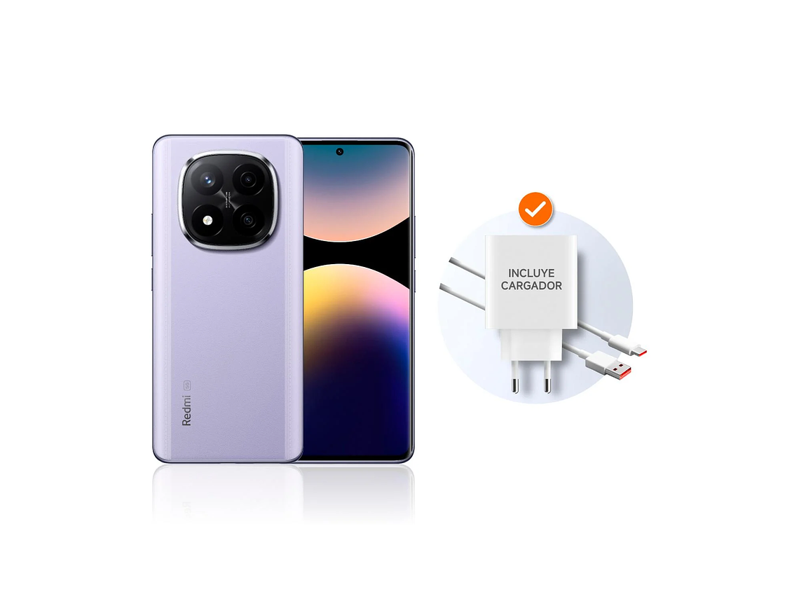 CELULAR REDMI NOTE 14 PRO+ 5G PURPLE 8GB RAM 256GB ROM 5