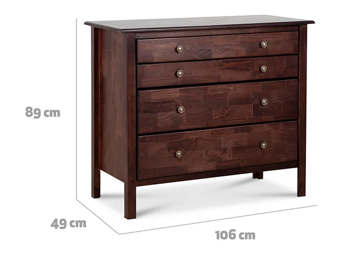 COMODA CIC BERLIN CHOCOLATE 4C 4