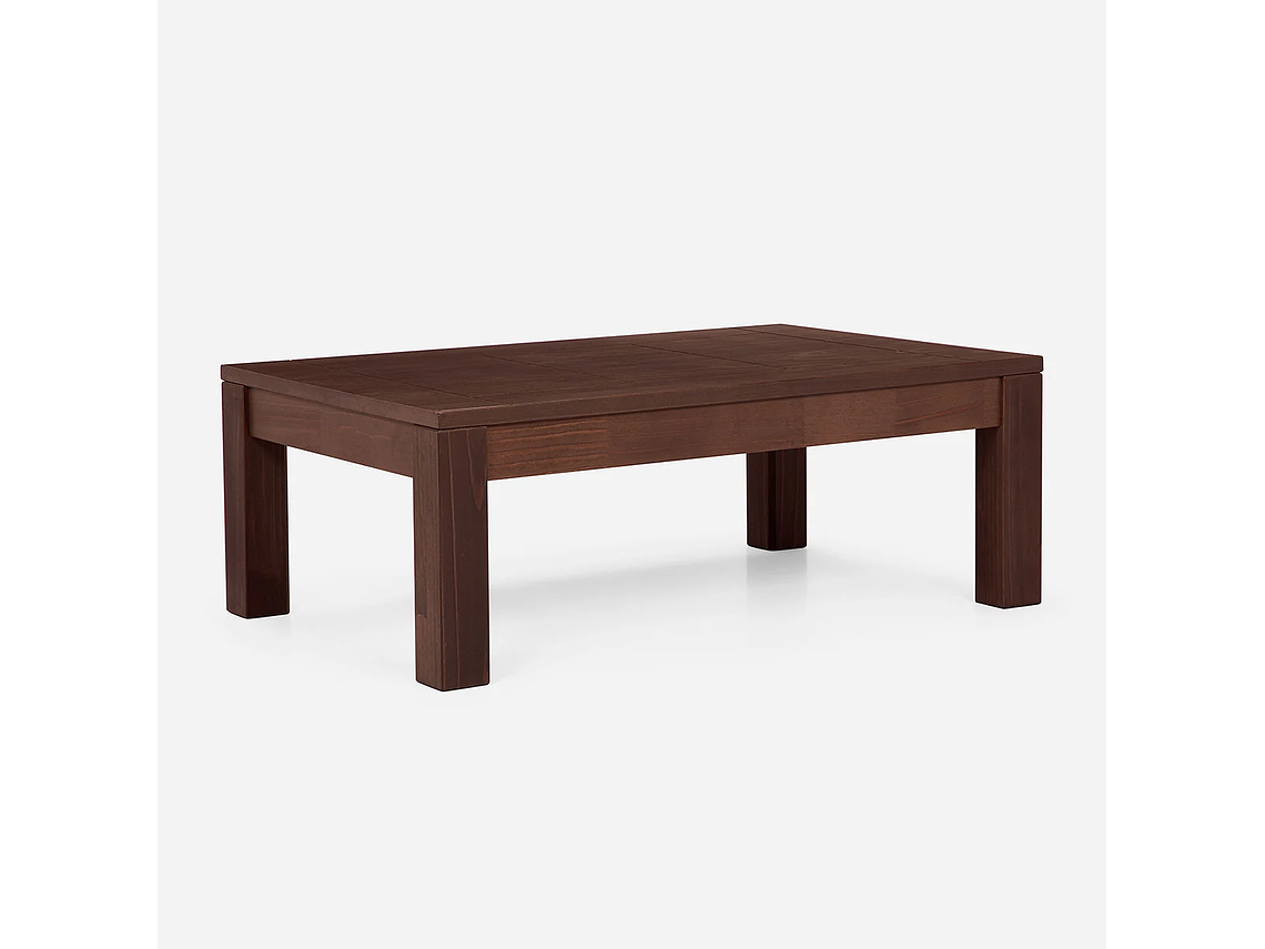 MESA CENTRO ROSEN NEW SAPELLY 110 X 70 CM MARRÓN 2