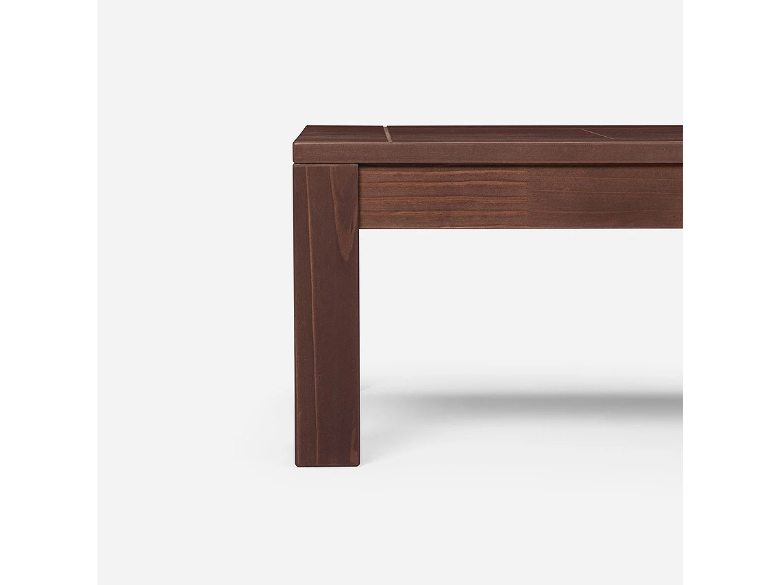 MESA CENTRO ROSEN NEW SAPELLY 110 X 70 CM MARRÓN 3