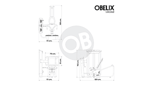 Prensa Horizontal Sentado V8 Series | Obelix