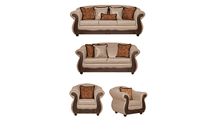 JUEGO DE LIVING 3 2 1 1 ESTAMBUL BEIGE