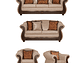 JUEGO DE LIVING 3 2 1 1 ESTAMBUL BEIGE - Miniatura 1