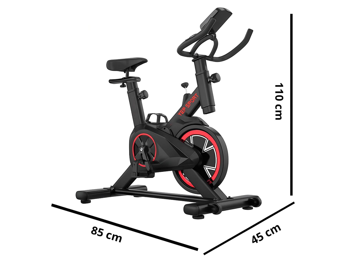 BICICLETA SPINNING 6KG CON MONITOR YEPSPORT 2