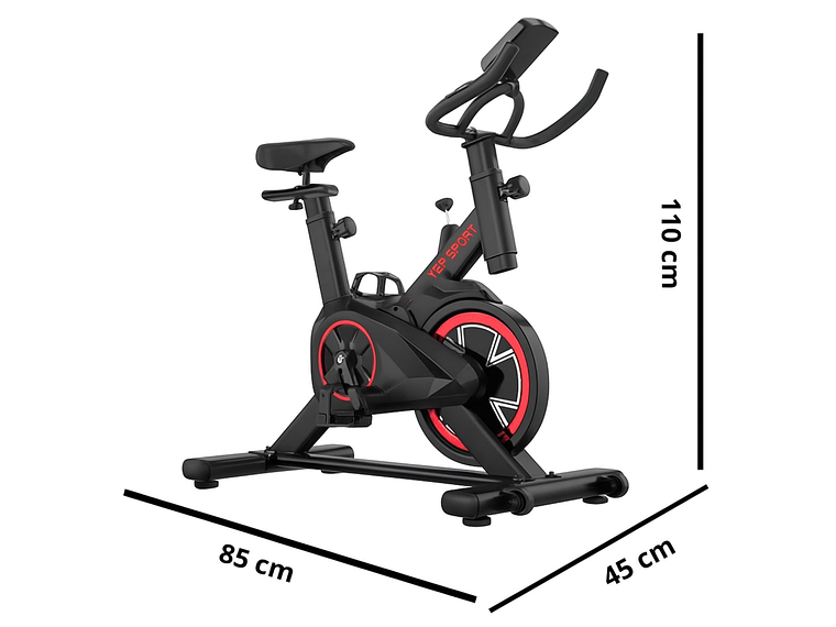 BICICLETA SPINNING 6KG CON MONITOR YEPSPORT 2