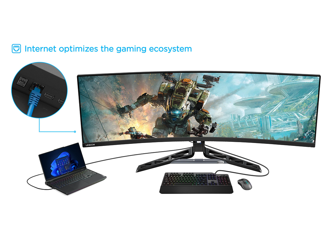 MONITOR GAMER LEGION R45W-30 WLED DQHD (5120X1440) 45'' AMD FREESYNC™ 8