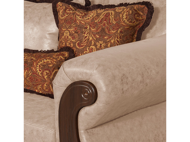 JUEGO DE LIVING 3 2 1 1 ESTAMBUL BEIGE 9