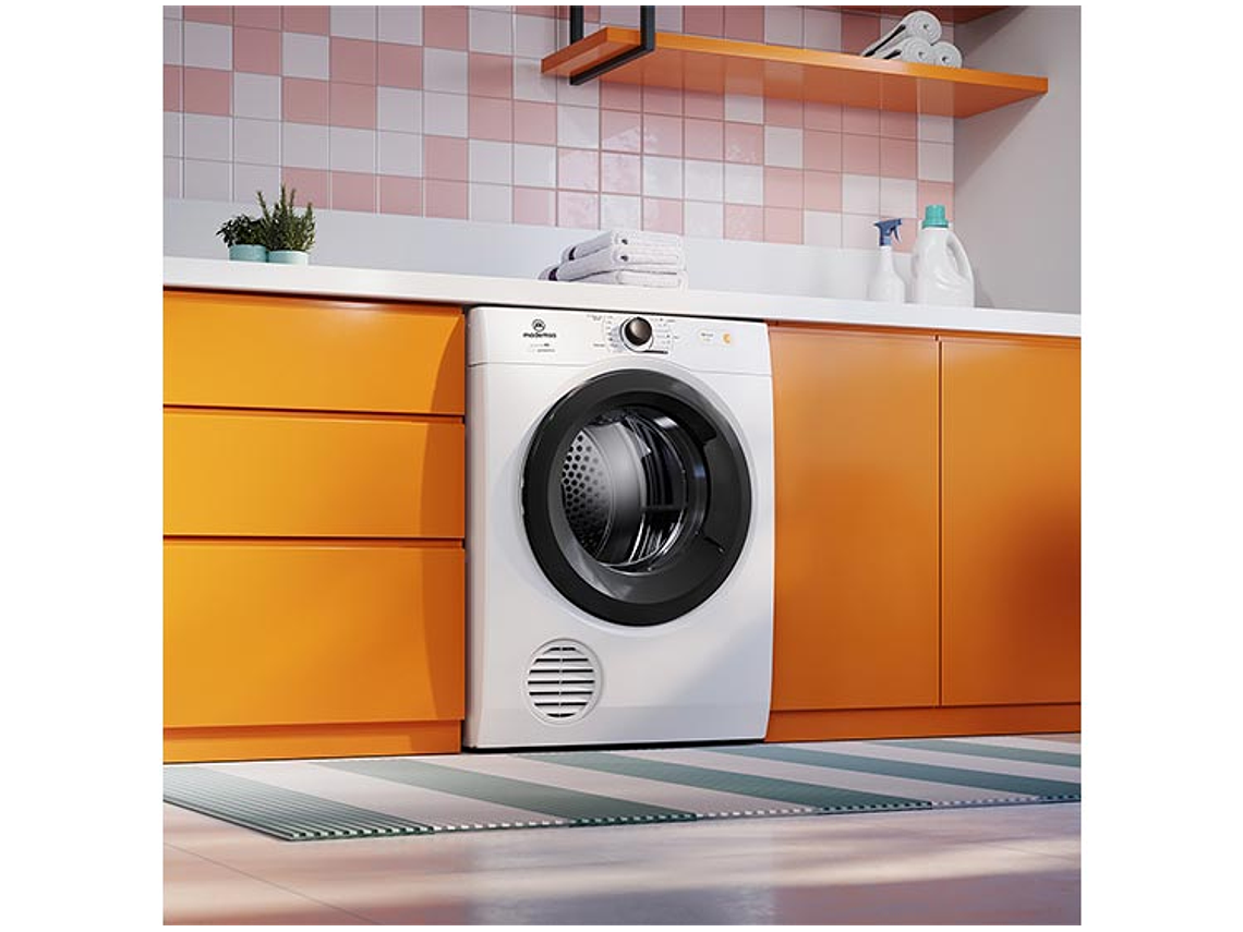 SECADORA DE ROPA POR VENTILACIÓN MADEMSA 9D BZG 9KG BLANCO 3