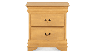 VELADOR CIC MIRO MADERA 2 CAJONES MOSTAZA