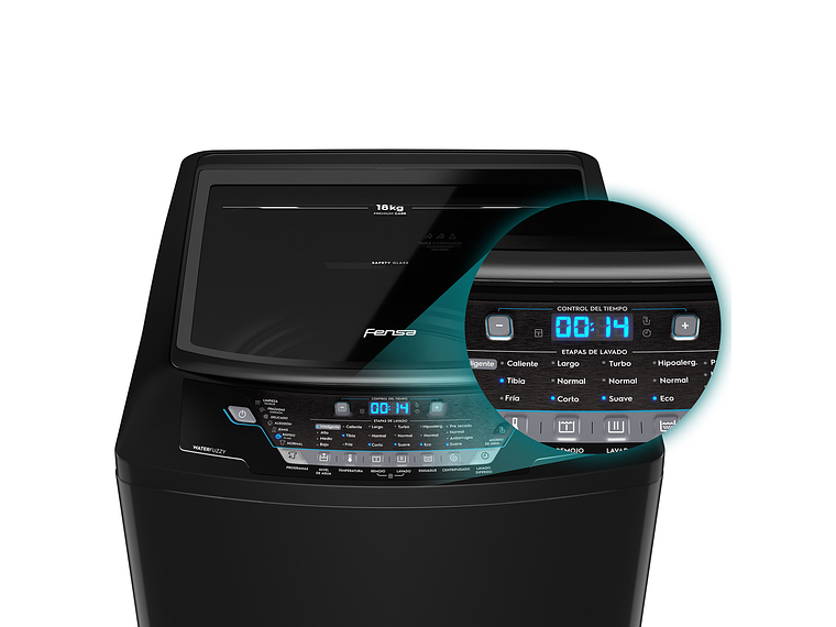 LAVADORA AUTOMÁTICA 18KG CARGA SUPERIOR PREMIUM CARE 18 10